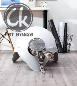 CK Japanese Space Capsule Astronaut Hooded Cat Litter Box Cat Toilet / Cat Litter Pan / Jumbo Litter Box Tandas Kucing