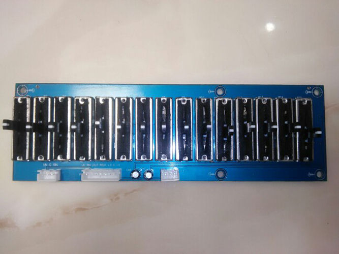 Stereo EQ Equalizer Board 15 Band Front Tone Board Dual DC Power Supply