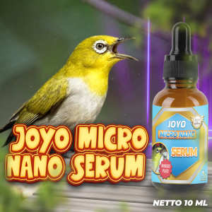 Vitamin untuk burung pleci stamina & dopping | MICRO NANO SERUM 10 ML