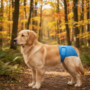 MAOMEI High-Absorbency Dogs Diaper Comfort Fit Breathable Mesh Dog Sanitary Panties Washable Adjustable Pet Physiological Pants Incontinence