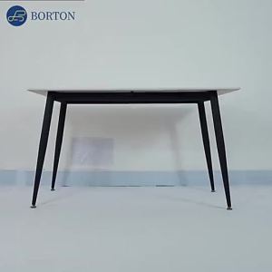 Slate Table Chair Combination Household Rectangular Dining Table Small Apartment Dining Table