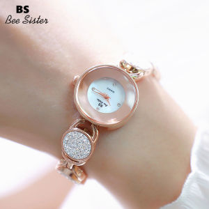 BS Bee Sister 1394 New Arrival Factory Direct Fashion Women S Watches Casual Stainless Steel Alloy Strap Quartz Waterproof Bracelet Watches Elegant Full Diamond ออสเตรีย Rhinestone Luxury Ladies Wrist Watches