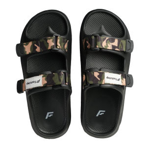 Footstep Footwear Sandal Pria SlideTerra Black Ice Original Sandal