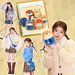 HOT น่ารัก กระเป๋าผ้าขนฟูสติช จูดี้และนิค นุ่มนวล กระเป๋าสะพายข้างตุ๊กตาขนฟู สร้างสรรค์ น้ำหนักเบา กระเป๋าสะพายข้างลายการ์ตูน ผู้หญิง