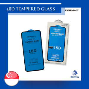 Premium 9H Screen Protector | Kermax 18D Full Tempered Glass | Iphone Series