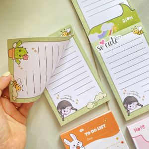 Giấy note ghi chú lập check list kế hoạch dễ thương KHÔNG KEO mặt sau