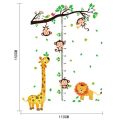 Decal dán tường THƯỚC ĐO CHIỀU CAO cho bé nhiều mẫu- Tranh dán tường trẻ em.