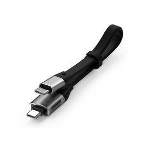 สายเคเบิลอะลูมินัมอัลลอยเคเบิลแบบยืดหยุ่น10อะแดปเตอร์ Gbps USB เหมาะสำหรับการชาร์จและถ่ายโอนข้อมูลด้วยความเร็วสูงพร้อมกัน