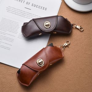 YIYIUR Leather Soft Sunglasses Case Hanging Neck Portable Glasses Case Fashion Sunglasses Glasses Clip Eyeglasses Accessories