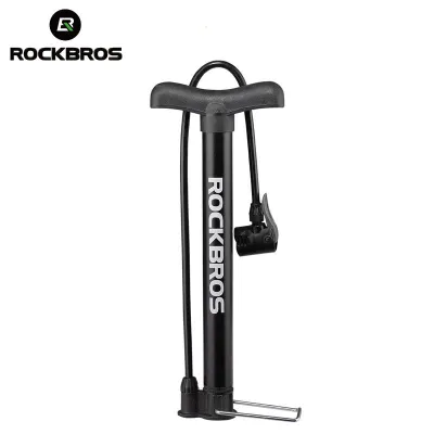 【Giao hàng địa phương】ROCKBROS Bơm Xe Đạp 120PSI Schrader Uy Tín AV FV Bơm Xe Đạp Đường Trường Mini MTB Bơm Bóng Lốp Xe Hơi Đồng Hợp Kim Chất Lượng Cao