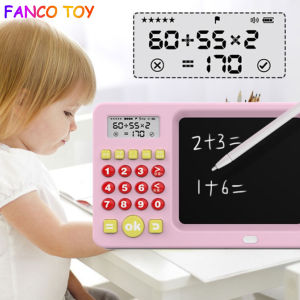 【Ready Stock】Digital Calculator with Display Basic Calculator Early Learning Educational Machine for Home School Students Kids
