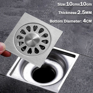 Floor Drain Stainless Steel Bathroom Anti Odor Used To Prevent Water Backflow