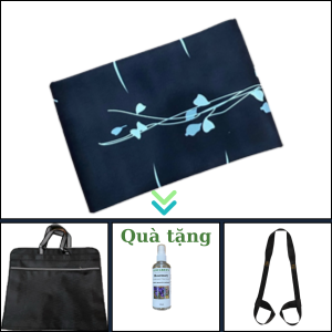 Thảm Yoga du lịch chính hãng  Yvonne Humminbird Black (TẶNG KÈM 3 PHẦN QUÀ) dày 1.5mm gấp gọn có túi đựng dễ dàng mang theo tập ở mọi nơi chất liệu cao su bề mặt bám chống trơn trượt thấm hút mồ hôi giao hàng từ kho Hồ Chí Minh