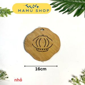Miếng lót nồi bằng gỗ lót nồi chống nóng Mamu shop M188