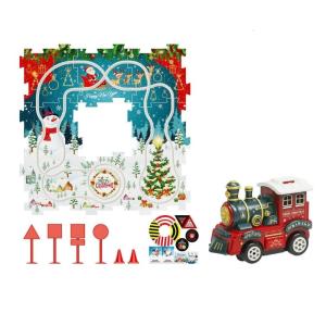Novelty Kids Vintage Train and Track Puzzle for Children Adventure Toy for Kids Children Party Supplies