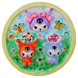 Student Handmade Arts Toys For Kids Cartoon Coloring Plaster Painting Crafts Educational Toys