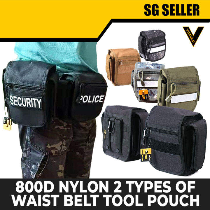 SG SELLER] VOZUKO Tactical MOLLE Pouch EDC Compact Water