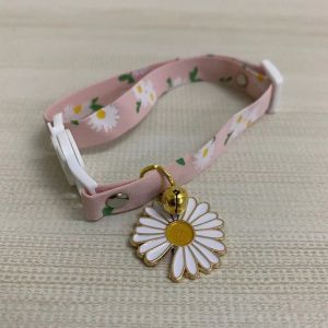 MEOW Sunflower Rantai Kucing Cat Dog Collar Pet Collar Cute Nice Adjustable Pet Neck Strap Dog Cat Rabbit Kitten