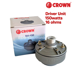 Crown DU-150 Driver Unit 150 watts 16 ohms Public Address Original Crown DU150