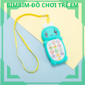 Đồ chơi điện thoại thông minh song ngữ Anh-Việt Điện thoại đồ chơi Tiếng việt cho bé tặng kèm 2 pin và dây đeo cổ