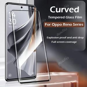 Oppo Reno 13 12 11 10 Pro 13Pro 12Pro 11Pro 10Pro Plus 5G 2024 3D Hot Bending Screen Front Protector For Oppo Reno13 Reno12 Reno11 Reno10 Reno9 Reno8 Reno7 Reno6 Pro Pro+ Reno 8T 8Z 7Z 7SE 6Z 4G 5G Tempered Glass