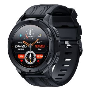 [สต็อกท้องถิ่น] OUKITEL BAMBOOINN C25 1ATM กันน้ําบลูทูธโทร Smartwatch 1.43Amoded เสมอบนจอแสดงผล 410mAh แบตเตอรี่ 2023 ใหม่ผู้ชาย Smartwatch