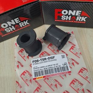Karet Stabil / Karet Stabilizer / Anti Roll Bar Bushing Depan Great / All New Corolla Merk F-One Shark FOS Original