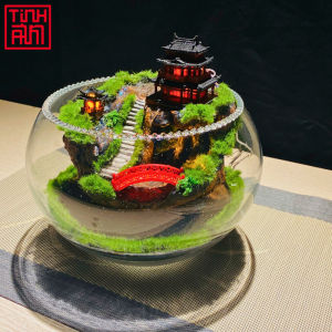 Thác Nước Phong Thủy Tiểu Cảnh Thiên An Cốc Tiểu Cảnh Decor Trang Trí Quà Tặng Ý Nghĩa Tĩnh Tâm.