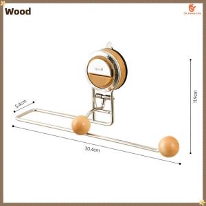SG Stock Reusable Suction Cup Kitchen Paper Towel Holder Space‑Saving Wall Hanger for Tissue Roll Cleaning Cloth