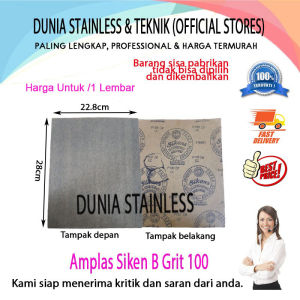 Amplas Siken B Grit 100 /Lembar