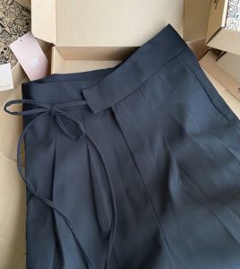 [Duy nhất 20H 10.11 - 13.11 Mua 2 giảm 10%] Quần ống rộng thắt dây nơ vải Ruby cao cấp dài 100cm siêu hot-M015