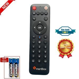 Điều khiển đầu thu SmartBox giọng nói chính hãng Remote Box TV kĩ thuật số truyền hình internet
