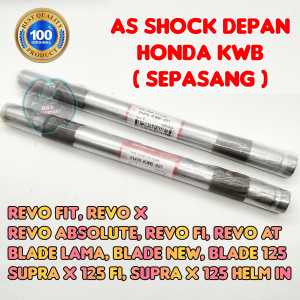 As Shok Depan Asli Original Motor Honda Revo Fit  Revo X  Revo Fi  Revo Absolute  Blade New  Blade 125  Supra X 125 Fi Injeksi  Supra X 125 Helm In 2 Batang sepasang Kodepart Kwb Pipa halu halu ass sok  skok shock sock Ori Ahm