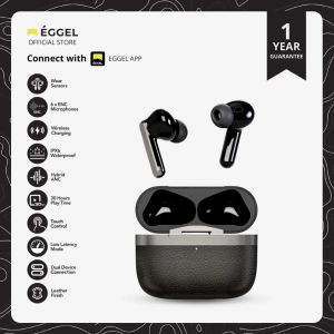 Eggel QuietBuds 3 Hybrid ANC + ENC TWS Bluetooth Earphone