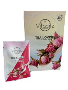 Teh Detox Vitablitz dengan Pucuk Mawar & White Tea Sugar Free Vitablitz Tea Lover White Rose Tea