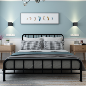 Musi Bed Frame Queen Size/king Size/double/single Size Stainless Steel Iron Bed Frame
