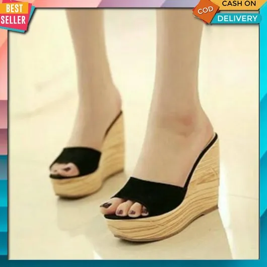 Wedges wanita hot sale