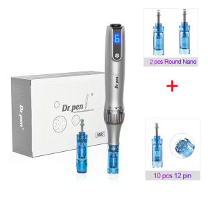 Wireless Dr Pen M8S With 12Pcs 12/18/24/36/42Pins Nano Cartridges Derma Pen Dermapen