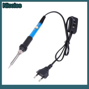 [Nicoles] Mini Soldering Iron Adjustable Temperature Electric Solder Iron Rework Station Mini Handle Heat Pencil Welding Repair Tools 60W
