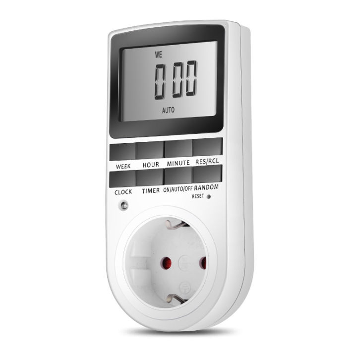 【Limited Quantity】 Electronic Digital Timer Switch 24 Hour Cyclic Eu Uk ...