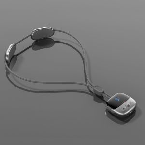 OKKFINE Mini Neck Massager Compress Smart Design Muscle Stimulation Massager Useful Rechargeable Cervical Spine Massager Household Use