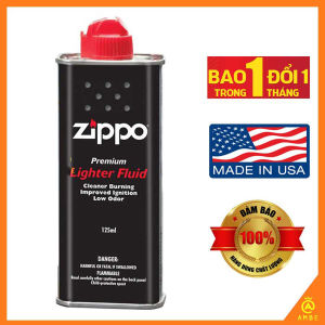 Xăng Zippo 125ml - Xăng Zippo có tem - Xăng Zippo Green Fire - Xăng Zippo có mùi thơm