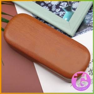 Thai Dee กล่องใส่แว่น ลายไม้ สไตล์คลาสสิค 3 สี Glasses case
