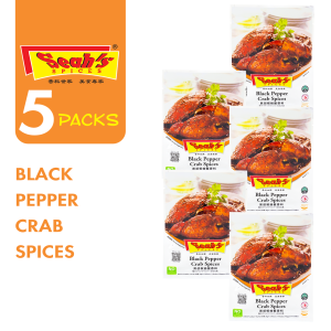 [BUNDLE OF 5] Seahs Spices Singapore Black Pepper Crab Paste Spices Premix (4 pax serving)