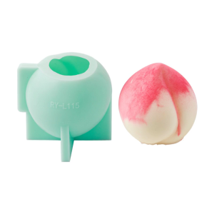 Peach Shaped Silicone Mold Heat Resistant Baking Accessories Easy Releases Mould For Cake Decorating Kitchen Tool