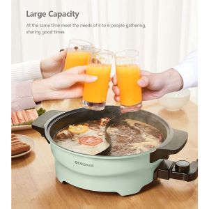 Xiaomi OCOOKER CR-HG03 Multi-function 2 Grid Electric Hot Pot (1500W firepower to enjoy delicious 360 degree ring heating) 多用途锅