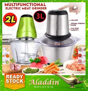 Aladdin Meat Grinder Stainless Steel Blender Cooking Plastic Vegetable Cutter Food Processor Kitchen Home Fruit 9P2
