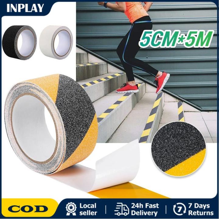 HAOT 2 Inch X 32.8ft Non-Slip Safety Grip Tape - Brown Anti-Skid Adhesive For Stairs & Steps