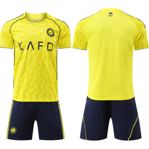 AE2526 Riyadh home jersey 10 Manneu 7C Luo RONALDOjersey New short-sleeved football jersey