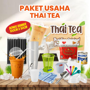 THAI TEA PAKET LENGKAP | TEH CHATRAMUE THAILAND THAI TEA | TEH MINUMAN ES TEH THAI TEA